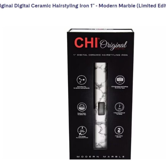 chi tourmaline ceramic flat iron - 1 - modern marble ++ FREE Case 🆕📦⌚🏃🏻💨⚡🚚 - Picture 12 of 16